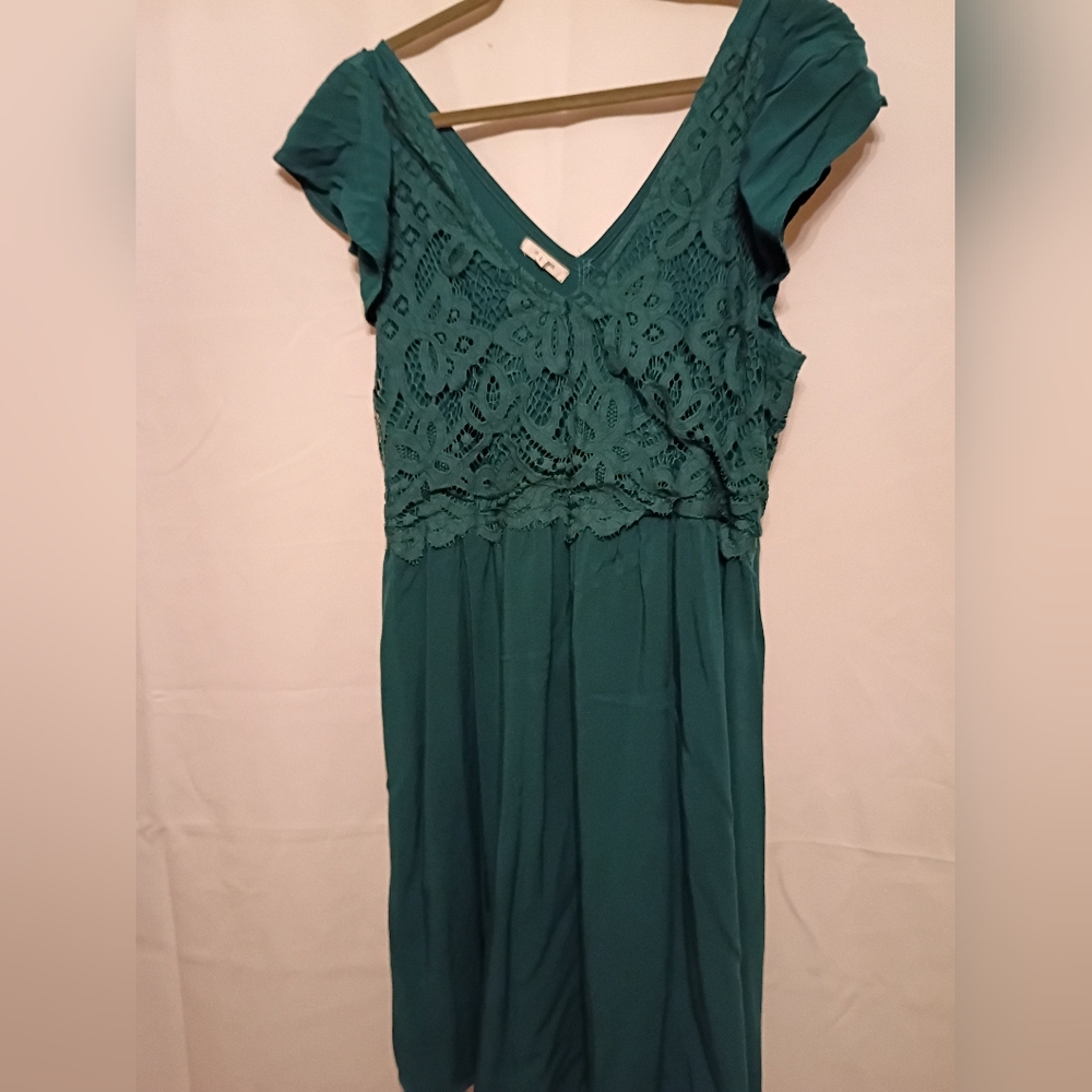 Elegant Maurices Size Large Lace Dress.